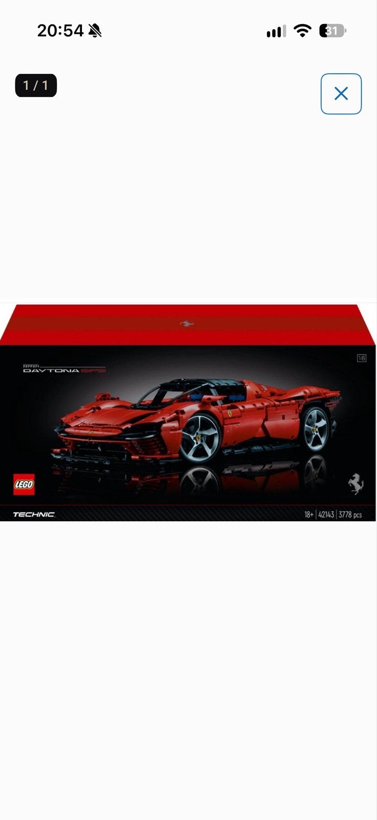 Foto 11 van LEGO Technic Ferrari Daytona SP3 (42143) gebruikt