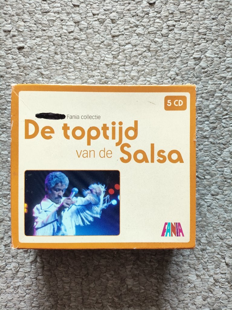De Toptijd van de Salsa 5 cd's, Cd's en Dvd's, Cd's | Latin en Salsa, Ophalen of Verzenden, Zo goed als nieuw