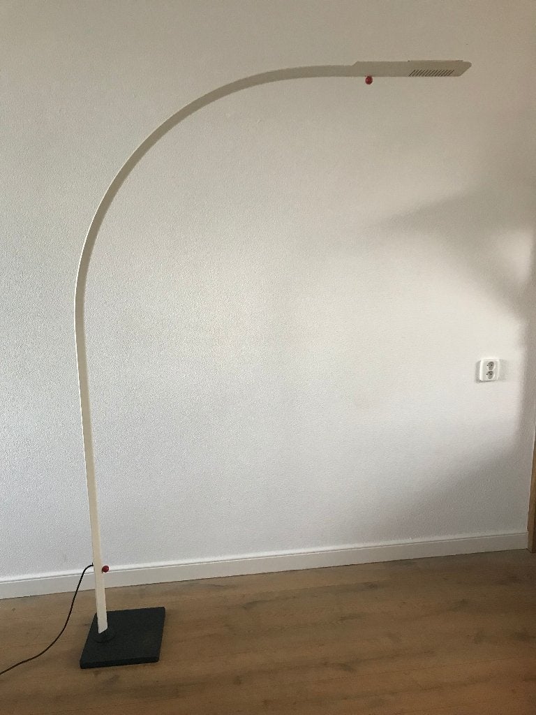 Booglamp lamp vloerlamp Gianfranco Frattini Relco Milano, Ophalen of Verzenden, Zo goed als nieuw, Nvt, 150 tot 200 cm