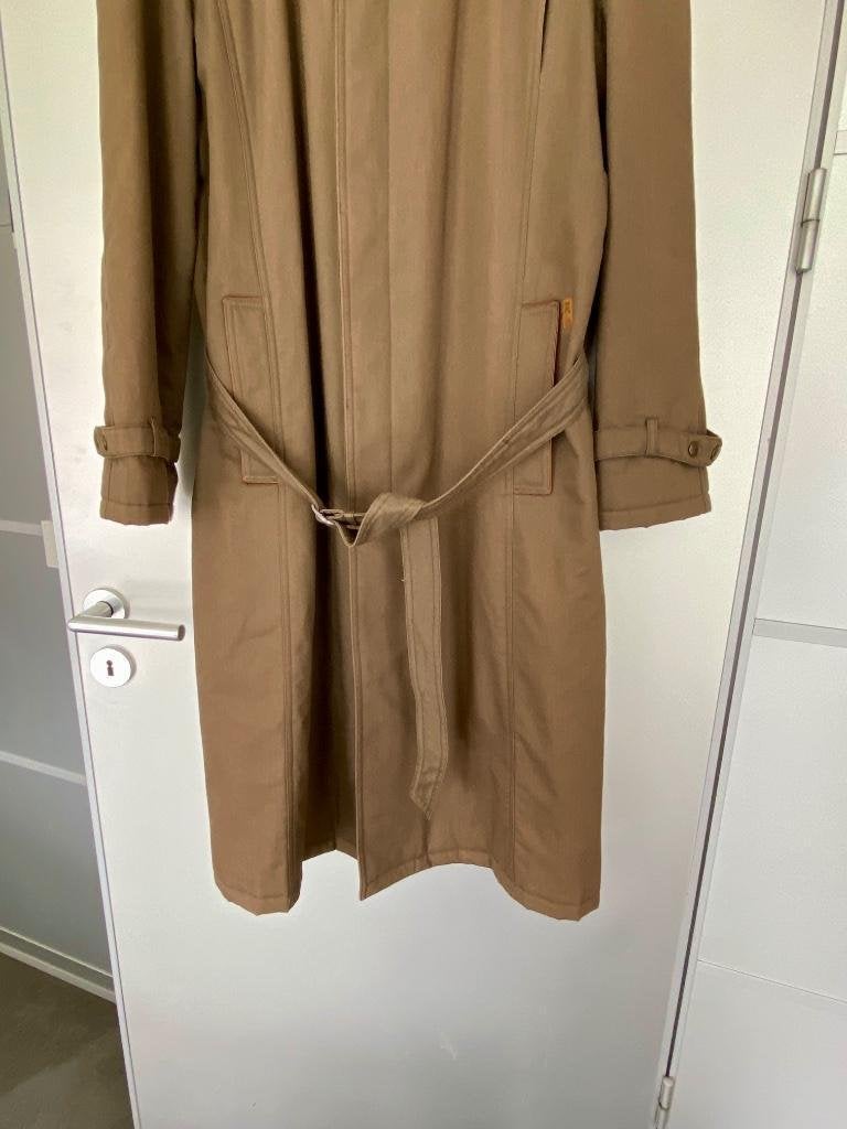 H679 Luxe lange jas maat XL=54/56 winterjas winter bruin, Bruin, Maat 48/50 (M), Zo goed als nieuw, Kempel