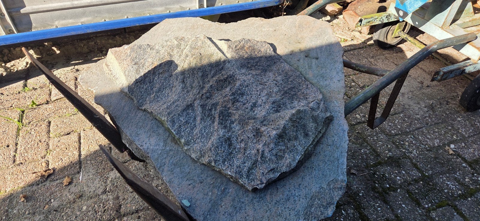 granieten stenen, Ophalen