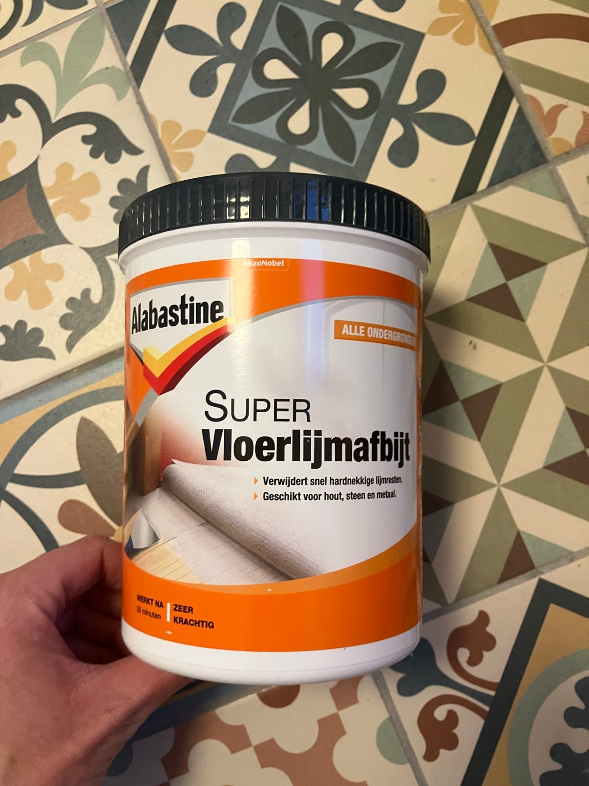 Alabastine Super Vloerlijmafbijt - Nieuw en Ongebruikt, Overige kleuren, Nieuw, Ophalen of Verzenden, Verf