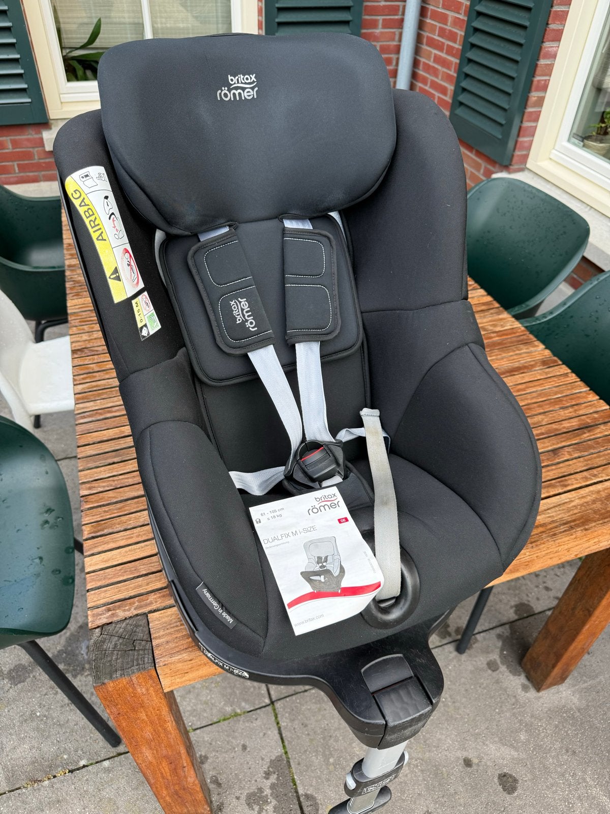 Britax Römer DUALFIX M i-SIZE draaibaar (61-105 cm), Kinderen en Baby's, Autostoeltjes, Romer, Gebruikt, 0 t/m 18 kg, Verstelbare rugleuning