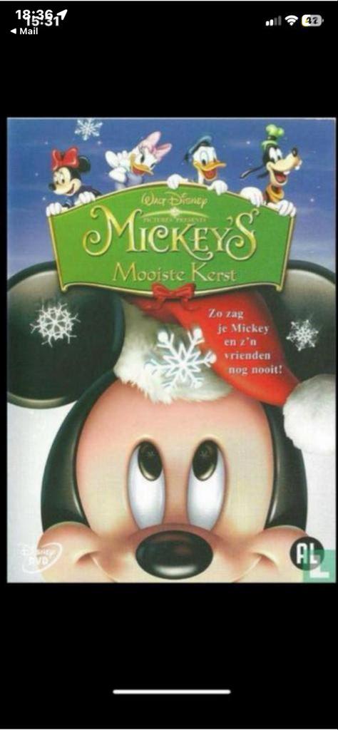 Mickey's Mooiste Kerst DVD - Disney Kerstfilm, Gebruikt, Alle leeftijden, Overige genres, Ophalen of Verzenden