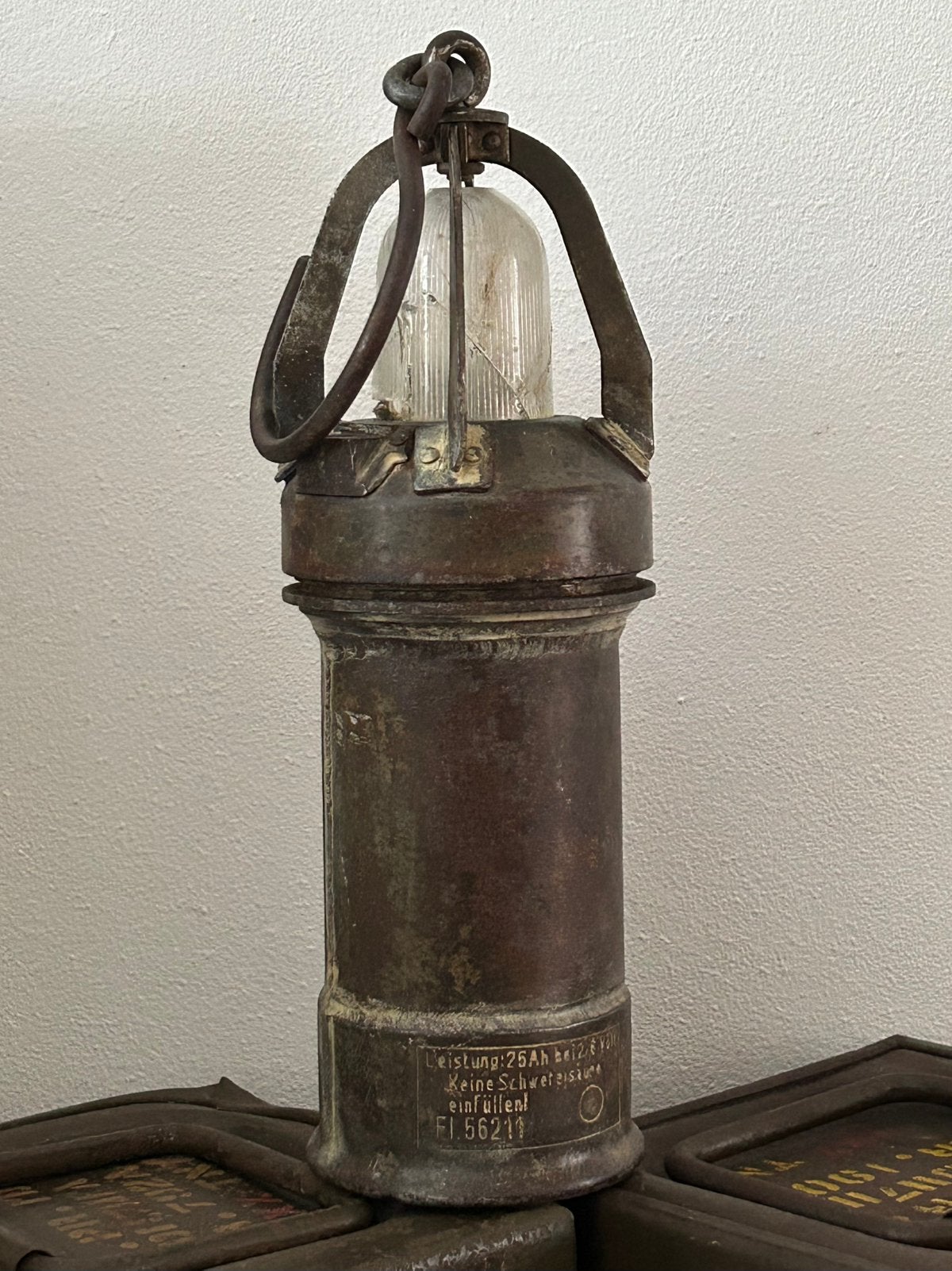 Duitse Panzerhandlampe Luftwaffe, Verzamelen, Ophalen of Verzenden, Duitsland, Overige typen