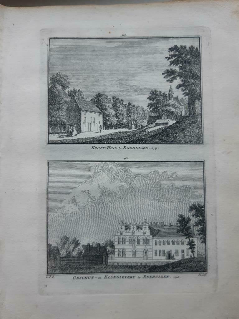 399-400*/ Kruithuis + Geschutgieterij Klokgieterij Enkhuizen, Ophalen of Verzenden