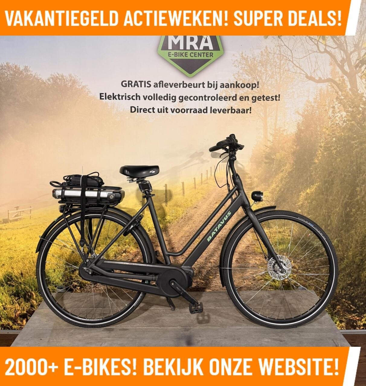 Batavus Fonk Elektrische fiets met midden motor ebike!