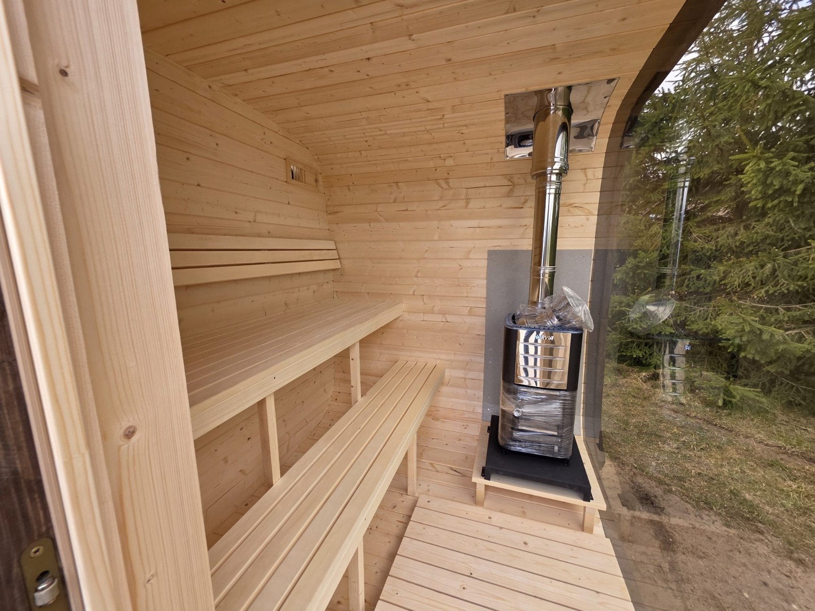 2M Cube Sauna Gratis Levering en Plaatsing - 10% KORTING, Ophalen of Verzenden, Nieuw, Fins of Traditioneel, Complete sauna