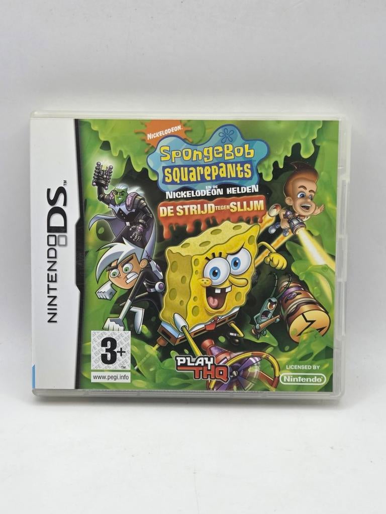 SpongeBob SquarePants: De Strijd Tegen Slijm  DS, Avontuur en Actie, Gebruikt, THQ, 1 speler
