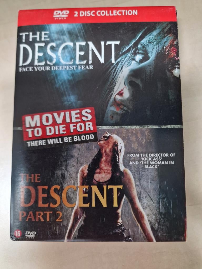 The Descent & The Descent Part 2 - 2 Disc Collection DVD, Gebruikt, Vanaf 16 jaar, Boxset, Ophalen of Verzenden