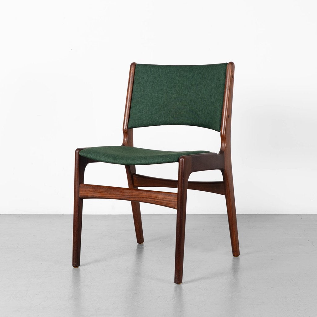 Vintage Deense Erik Buch eetkamerstoelen, set van 6, Huis en Inrichting, Stoelen, Ophalen, Gebruikt, Overige kleuren, Deens Design, Scandinavisch, Vintage, Mid Century, Retro