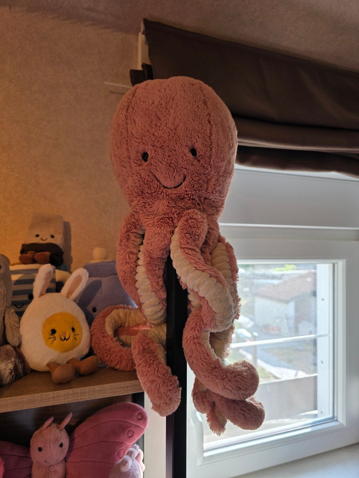 jellycat odell octopus groot, Kinderen en Baby's, Speelgoed | Knuffels en Pluche, Ophalen of Verzenden, Zo goed als nieuw, Overige typen