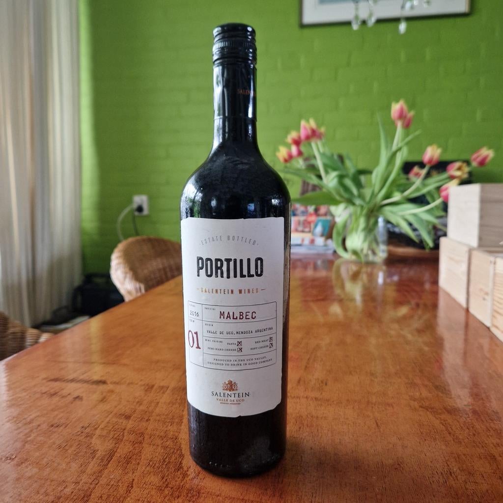 Portillo Malbec 2016 - Rode wijn uit Argentinië, Ophalen of Verzenden, Rode wijn, Vol, Zuid-Amerika