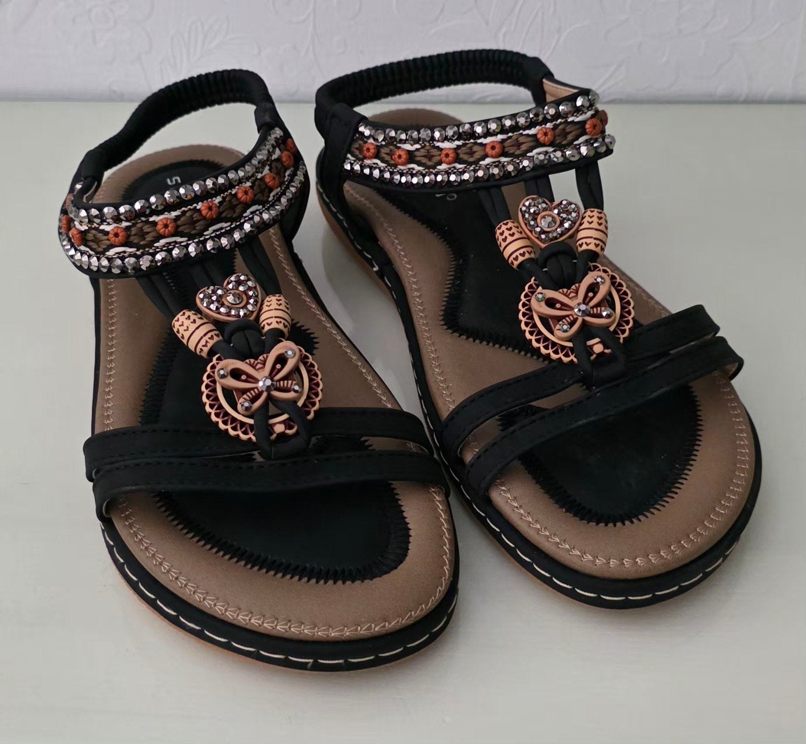 Siketu sandaaltjes, mt 39, Kleding | Dames, Zwart, Zo goed als nieuw, Siketu, Sandalen of Muiltjes