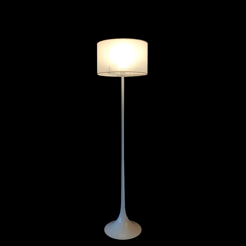 Schitterende zware space age tulip voet design vloerlamp, Ophalen, Gebruikt, E27 (groot), Metaal