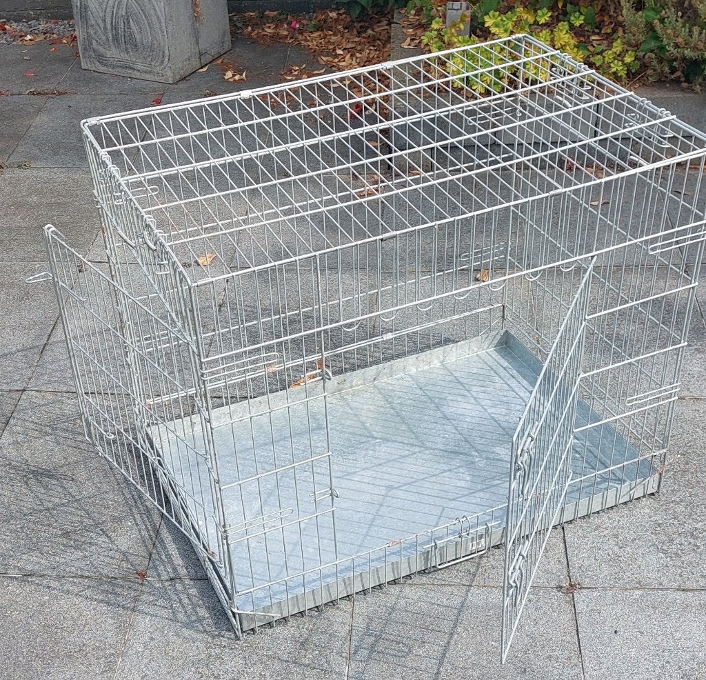 Bench, verzinkt 90 x 62,5 x 72, Ophalen, Gebruikt