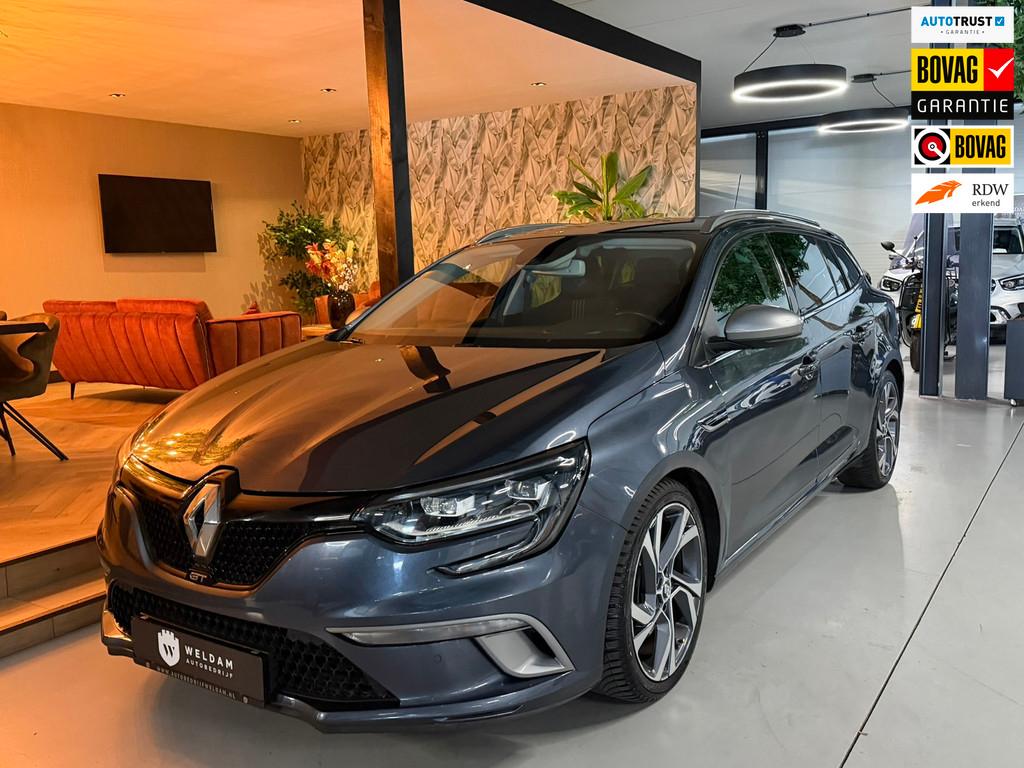 Renault Mégane Estate 1.6 TCe GT 205pk|Automaat|Sport Kuips, Gebruikt, 4 cilinders, Met garantie (alle), Parkeersensor