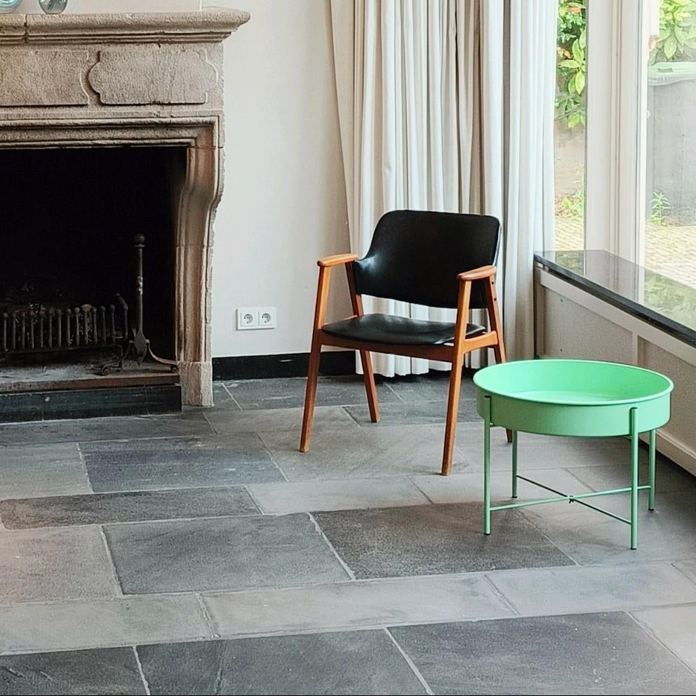 Vloertegels 70m2 natuursteen leisteen, Doe-het-zelf en Verbouw, Tegels, Ophalen, Gebruikt, 60 cm of meer, 10 m² of meer