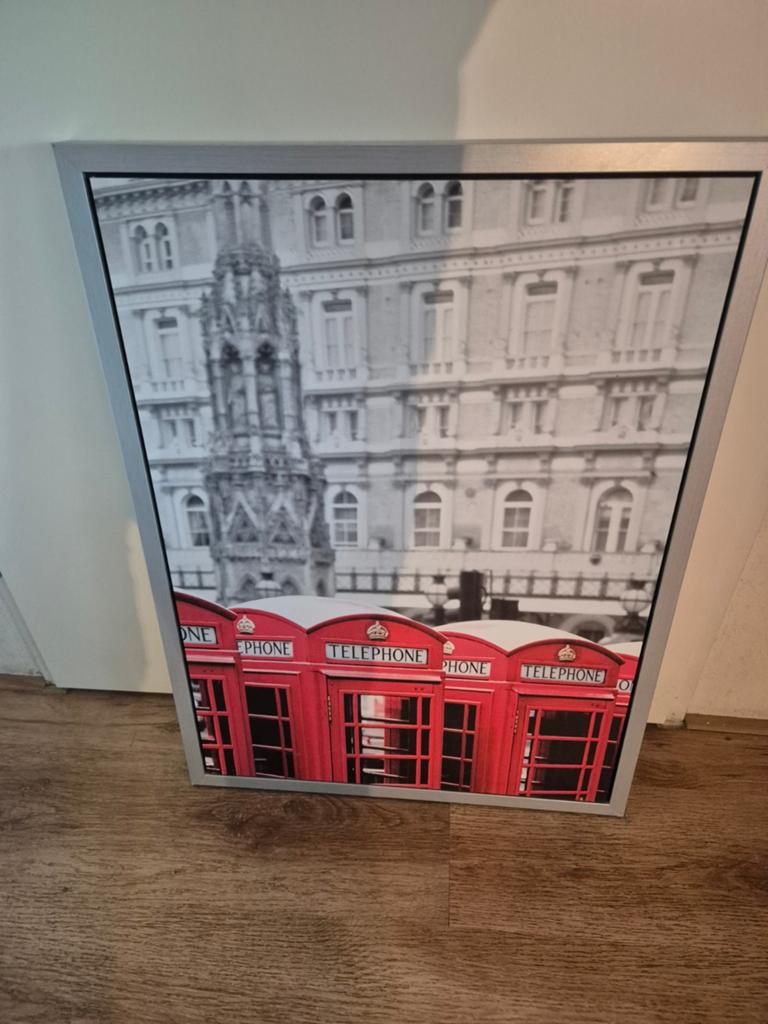 Lijst met Engelse telefooncellen, Ophalen, 50 tot 75 cm, Print