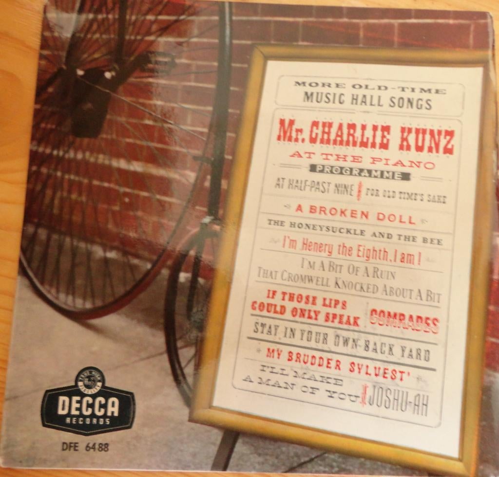 Charlie Kunz - More old time music Hall song, Gebruikt, 7 inch, Single, Ophalen of Verzenden