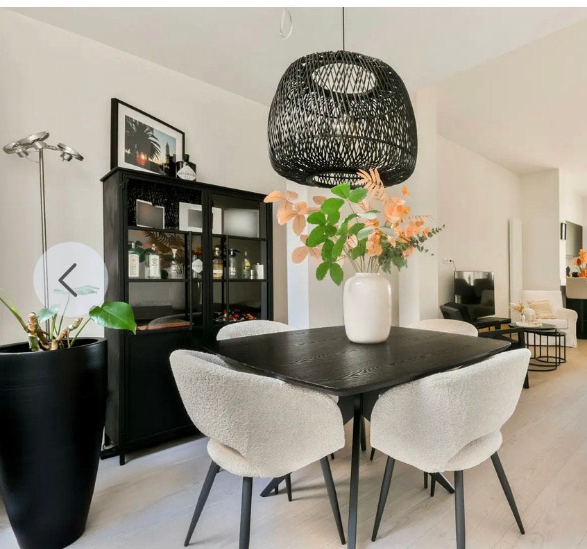 Tafel en 4 stoelen, Ophalen, 50 tot 100 cm, Zo goed als nieuw, Metaal