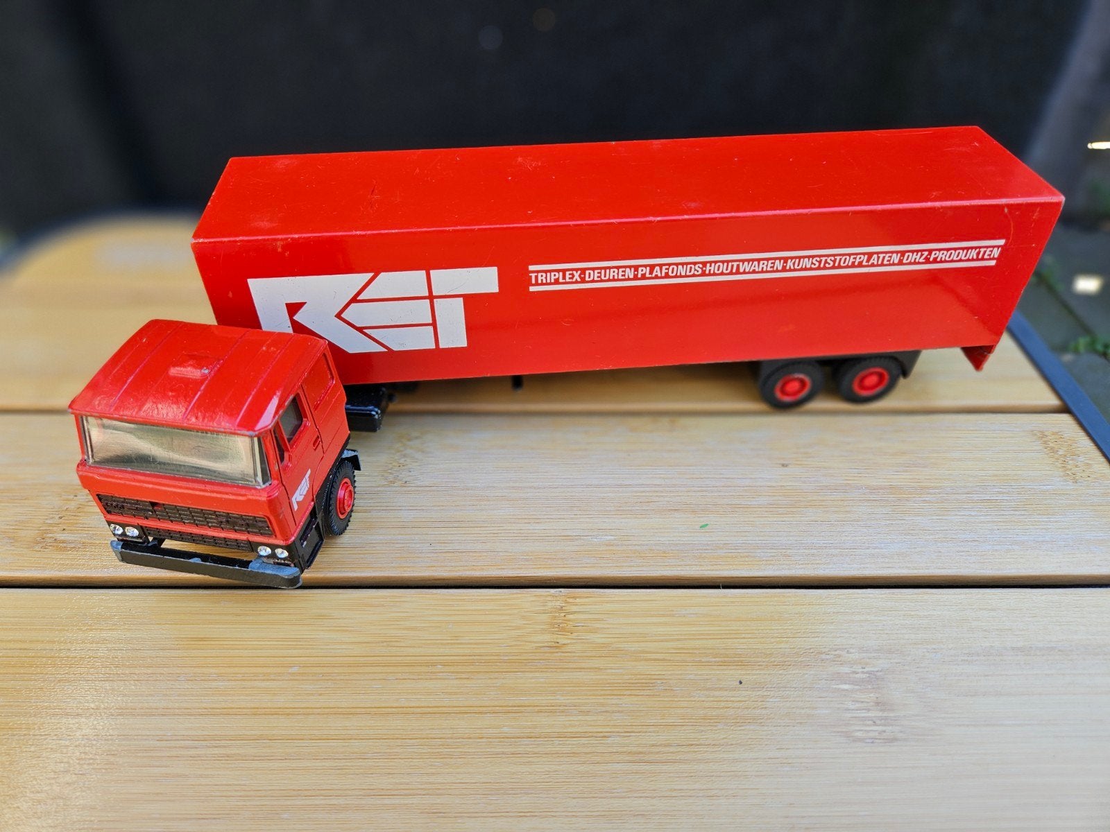 Lioncar Daf 3300 RET trailer, Ophalen of Verzenden, Gebruikt, Bus of Vrachtwagen, Lion Toys