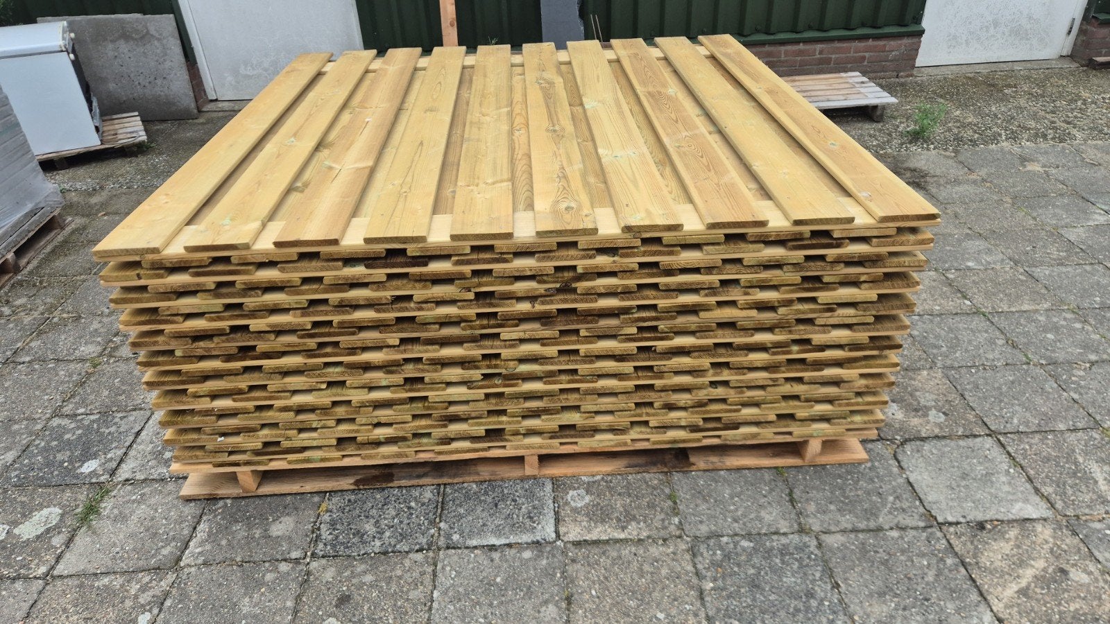 50 stuks grenen geimpregneerd te koop, 1 tot 2 meter, Minder dan 3 meter, Nieuw, Ophalen of Verzenden