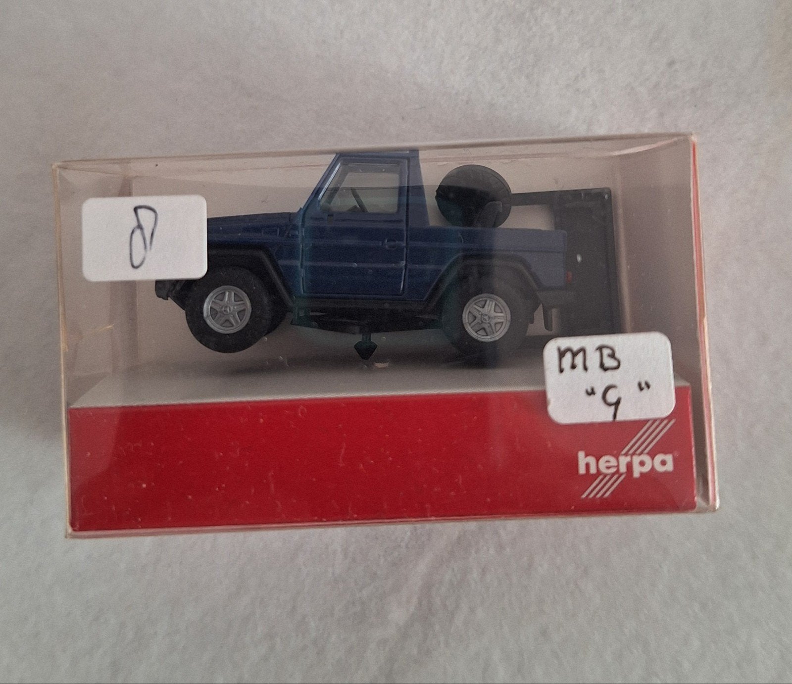 Mercedes Benz G Klasse Cabriolet 1:87 Herpa, Ophalen of Verzenden, Zo goed als nieuw, Auto, Herpa