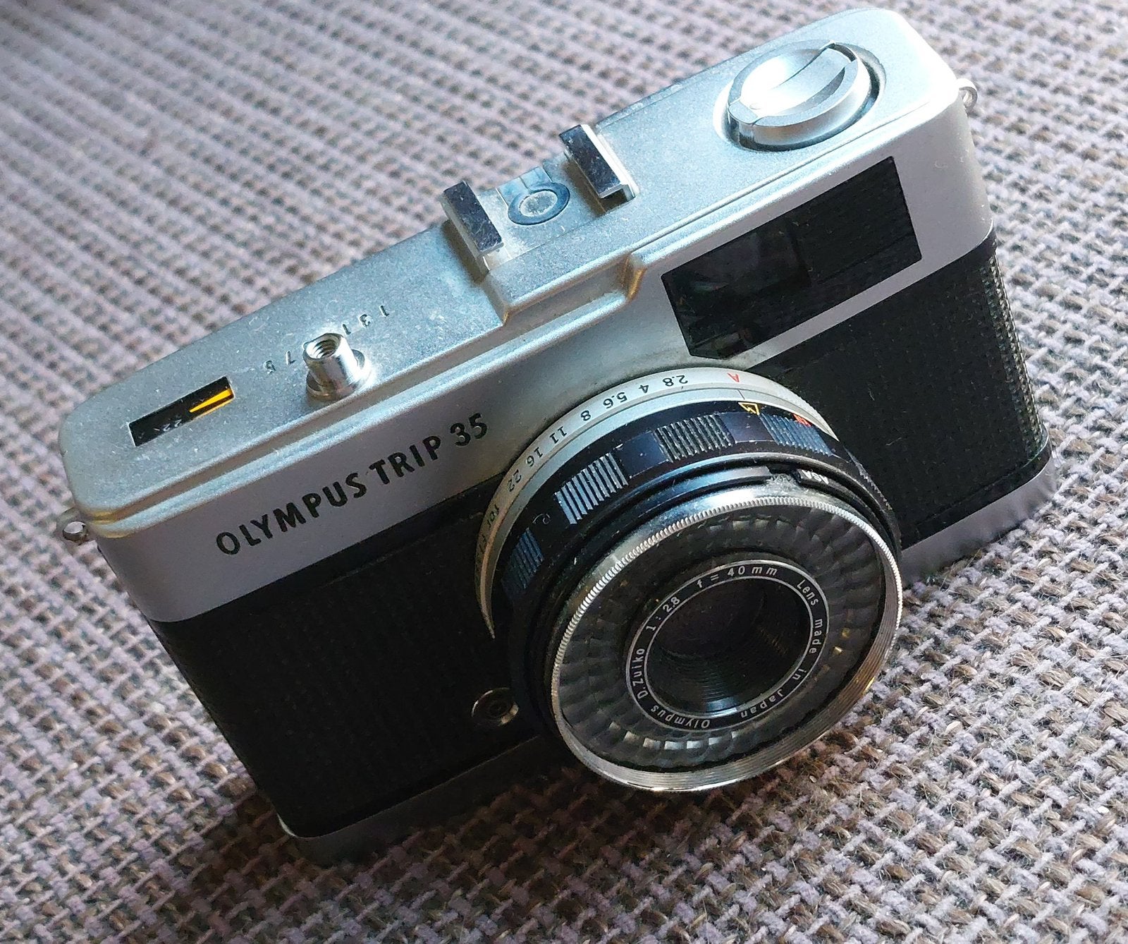 Olympus Trip 35, Audio, Tv en Foto, Fotocamera's Analoog, Ophalen of Verzenden, Gebruikt, Compact, Olympus