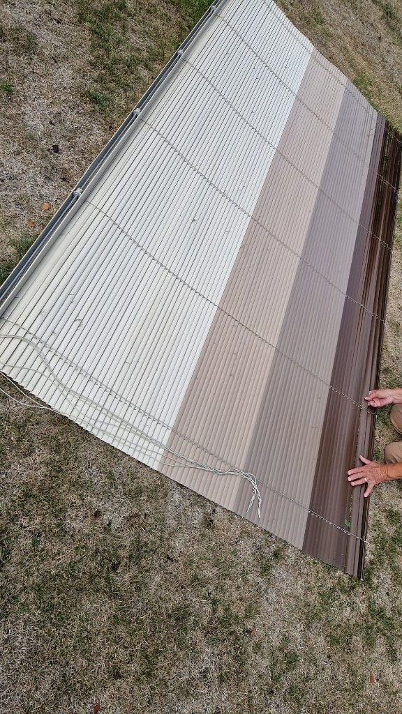 luxaflex, Ophalen, Bruin, Metaal, 327 cm