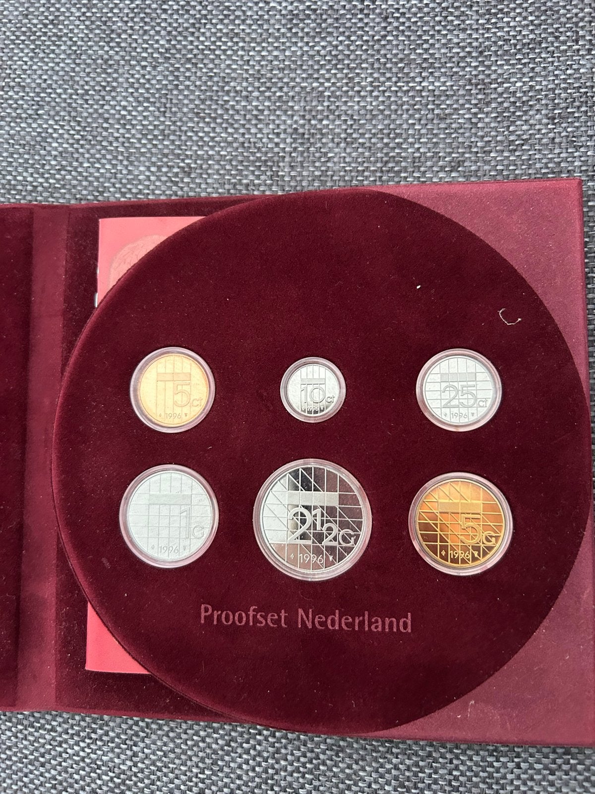 Proofset Nederland 1996 - De Stuiver, Postzegels en Munten, Ophalen of Verzenden, Koningin Beatrix, Overige waardes, Setje