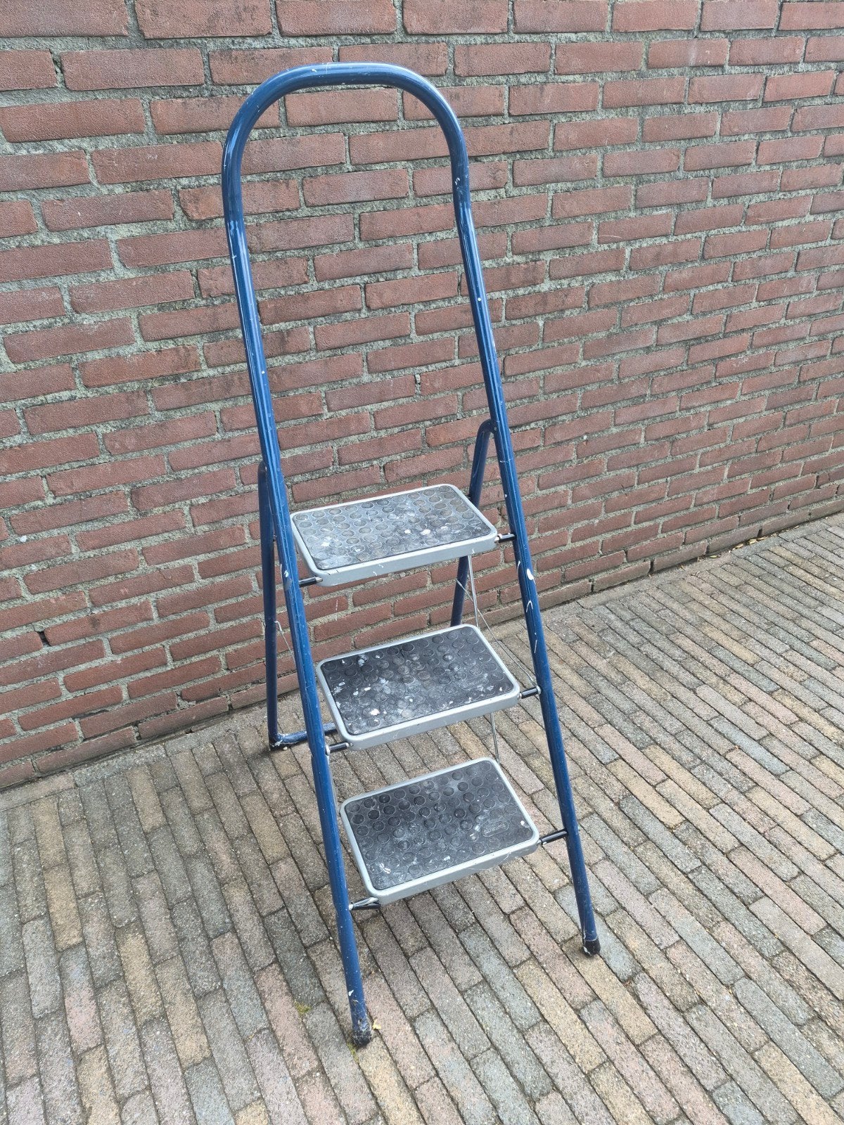 Brabantia trapje met 3 treden - Blauw, Ophalen