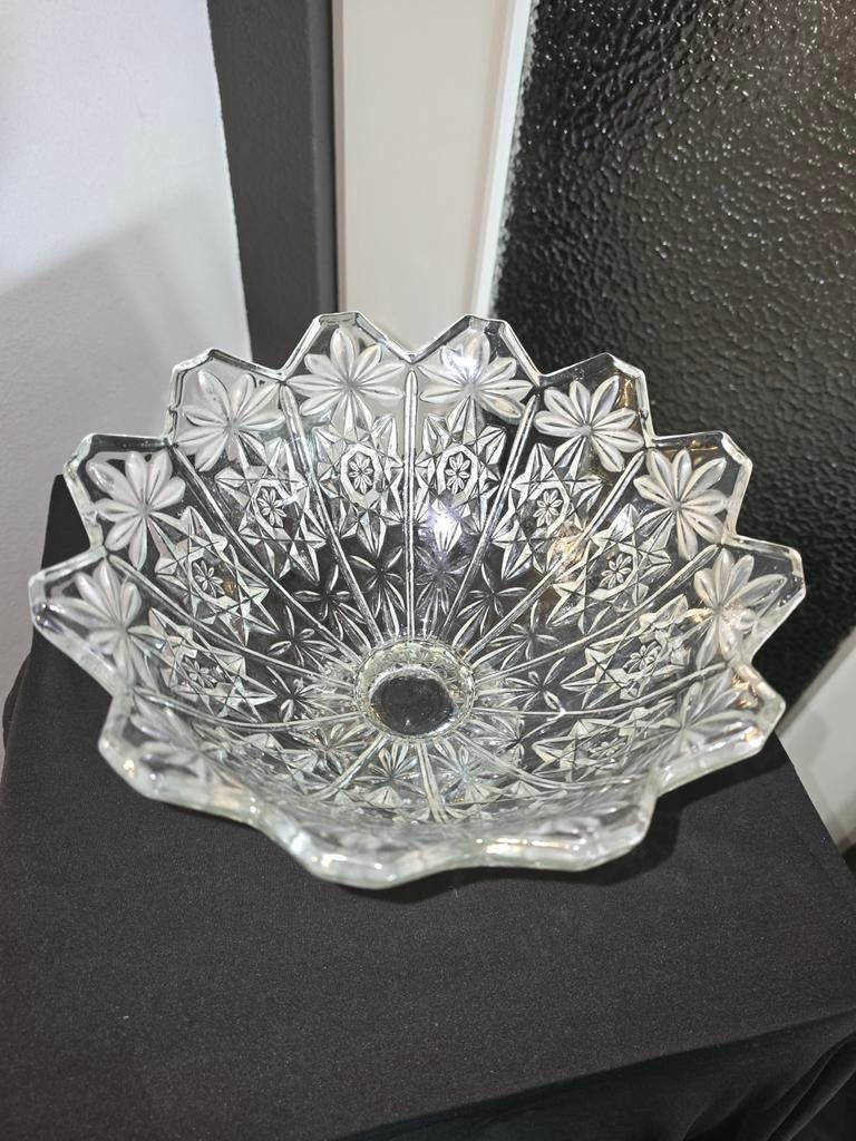 Elegante Kristallen Fruitschaal - Vintage Design, Ophalen of Verzenden