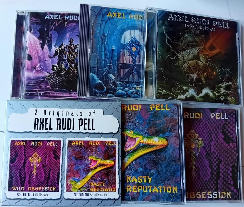 Axel Rudi Pell -5 Cd's NIEUWSTAAT Rainbow Deep Purple Europe, Ophalen of Verzenden, Zo goed als nieuw, Boxset