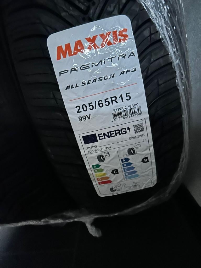 2 Nieuwe Maxxis Premitra All Season AP3 205/65 R15 Banden, Ophalen of Verzenden, Nieuw