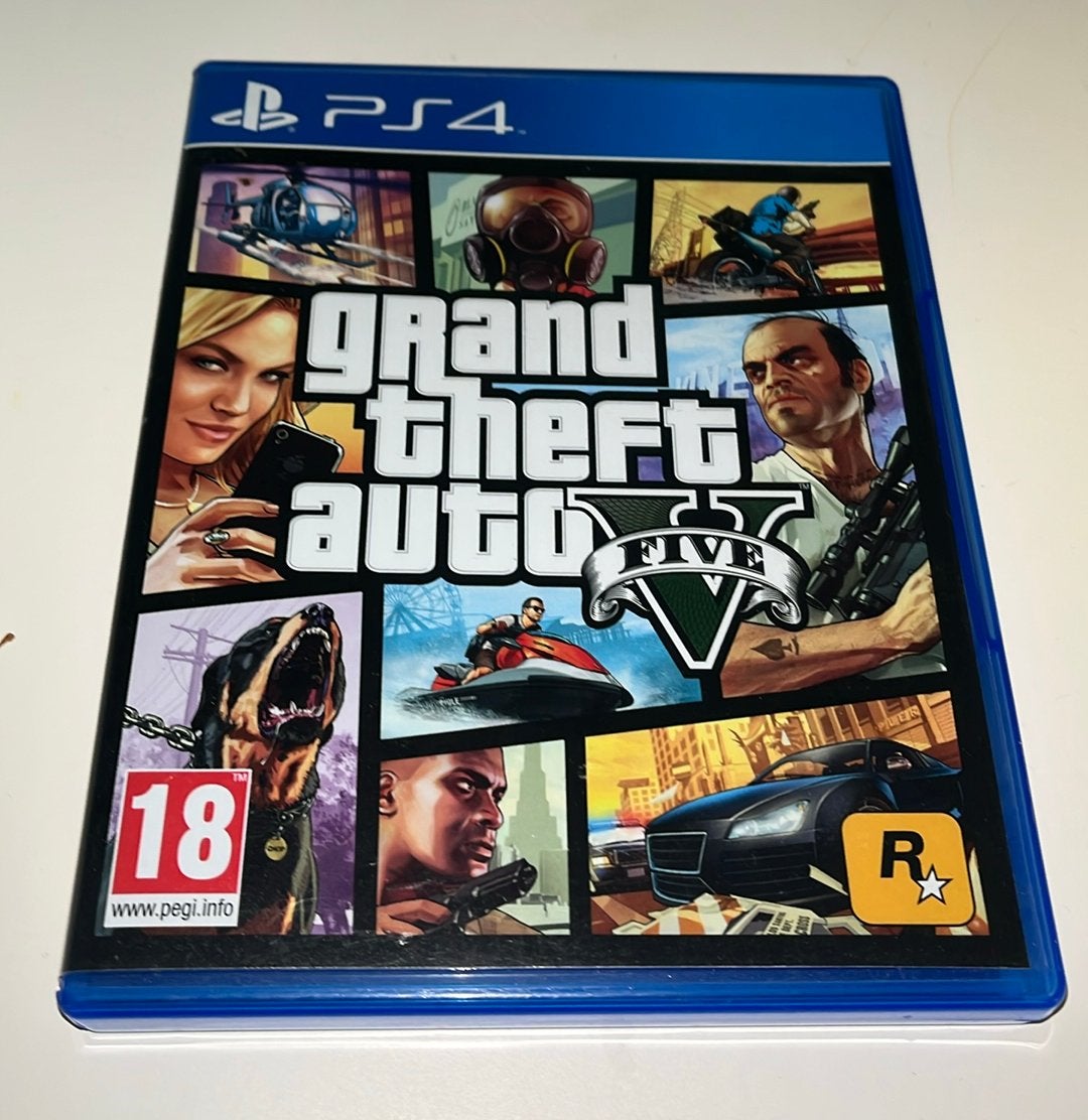 GTA 5 game ps4, Spelcomputers en Games, Online, Vanaf 18 jaar, 1 speler, Zo goed als nieuw