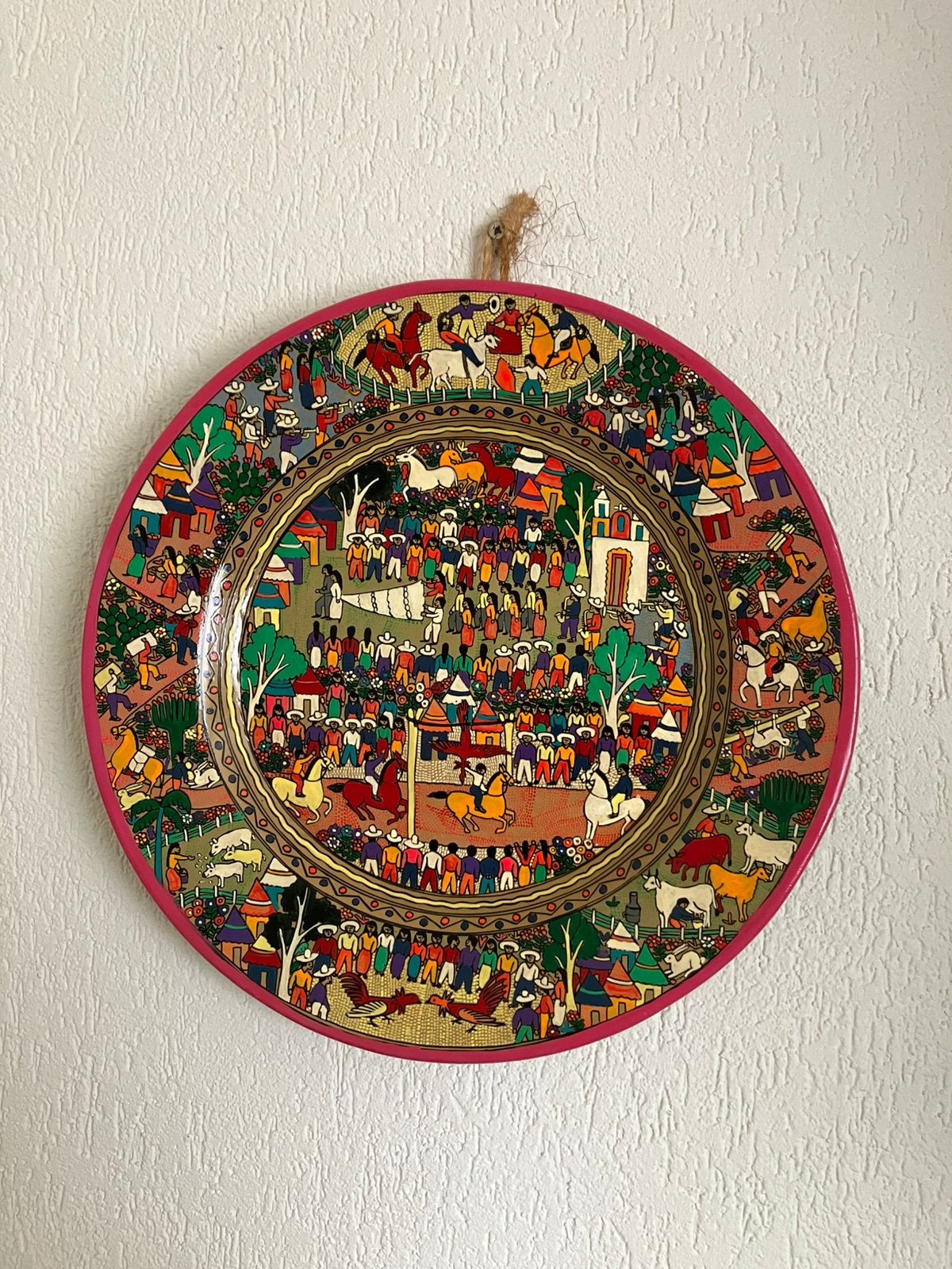 Mexicaans bord - Aardewerk, Ophalen of Verzenden, Zo goed als nieuw