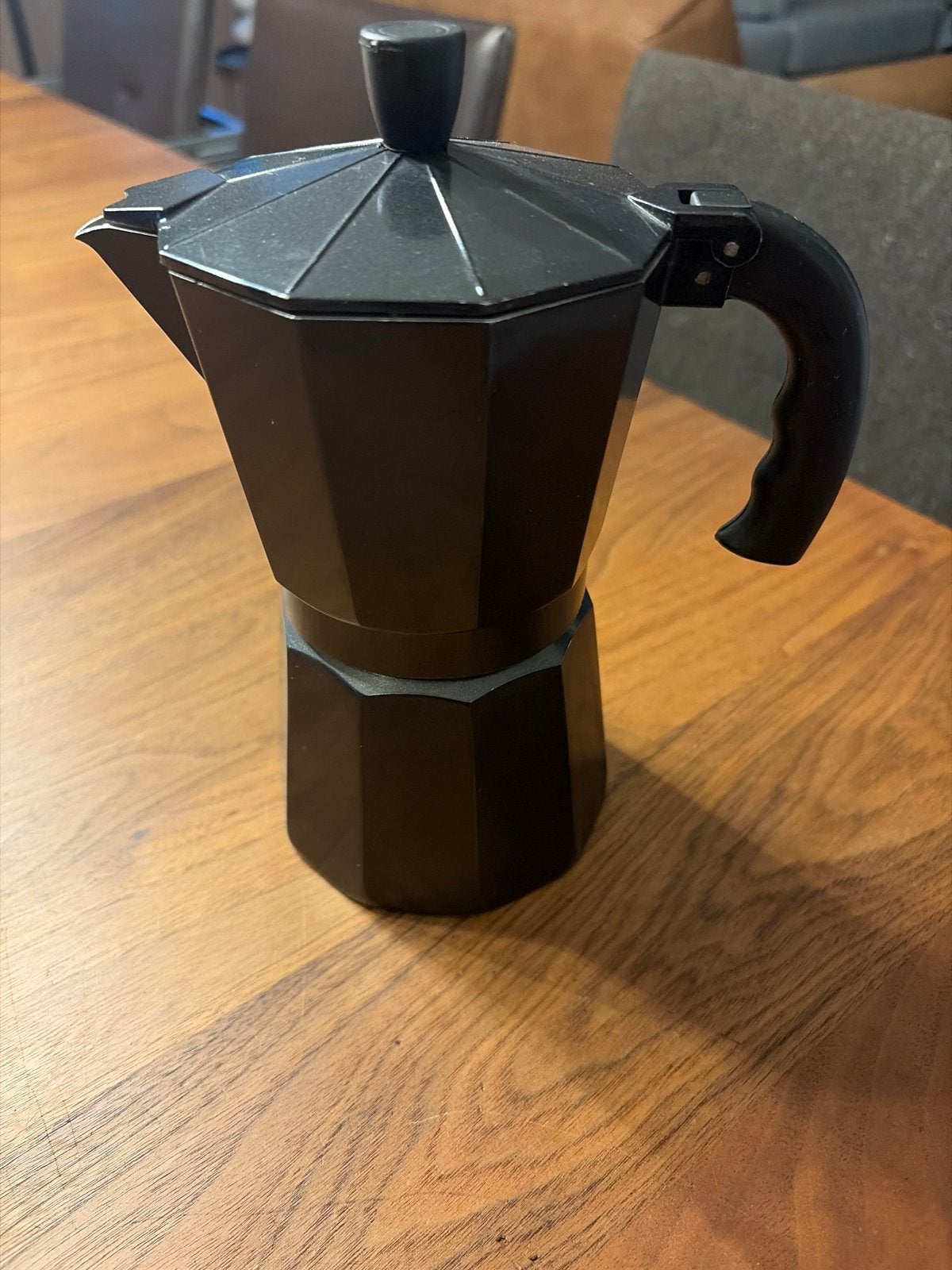 Moka Express percolator - Zwart - Nieuw, Witgoed en Apparatuur, Overige modellen, Nieuw, Gemalen koffie, Ophalen of Verzenden