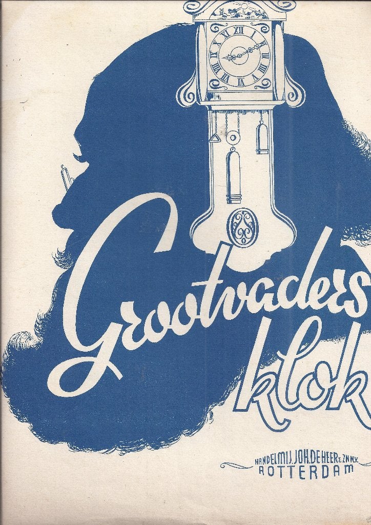 V208 bladmuziek grootvaders klok, Ophalen of Verzenden, Gebruikt, Artiest of Componist, Populair