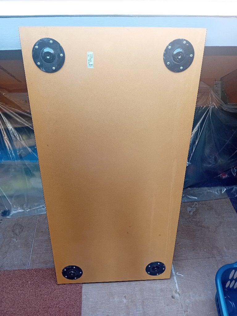 zwart tafeltje 120 cm x 60 cm, Ophalen, Gebruikt, 55 tot 75 cm, 60 cm of meer