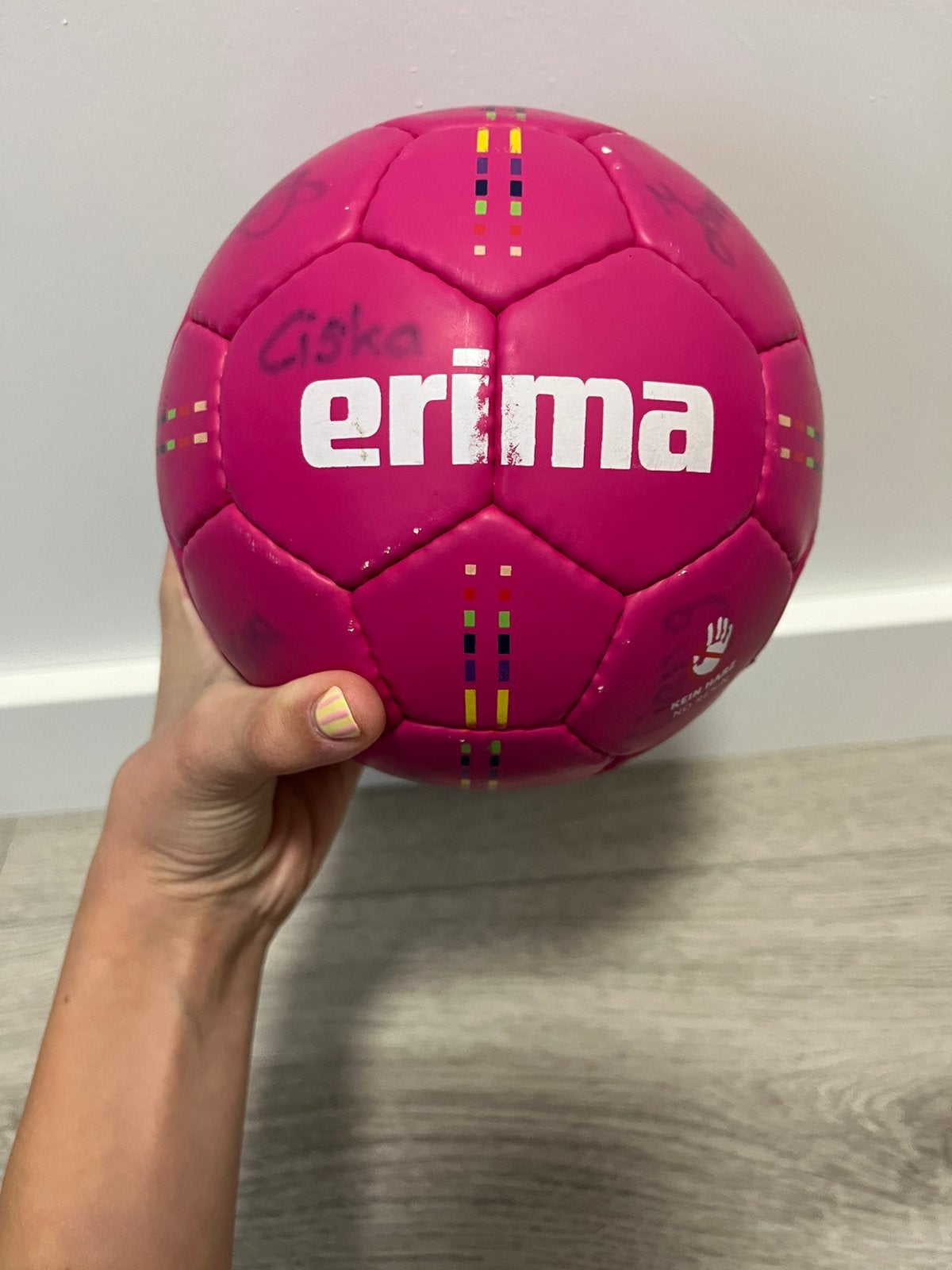 Erima handbal zo goed als nieuw size 1., Ophalen, Zo goed als nieuw, Bal