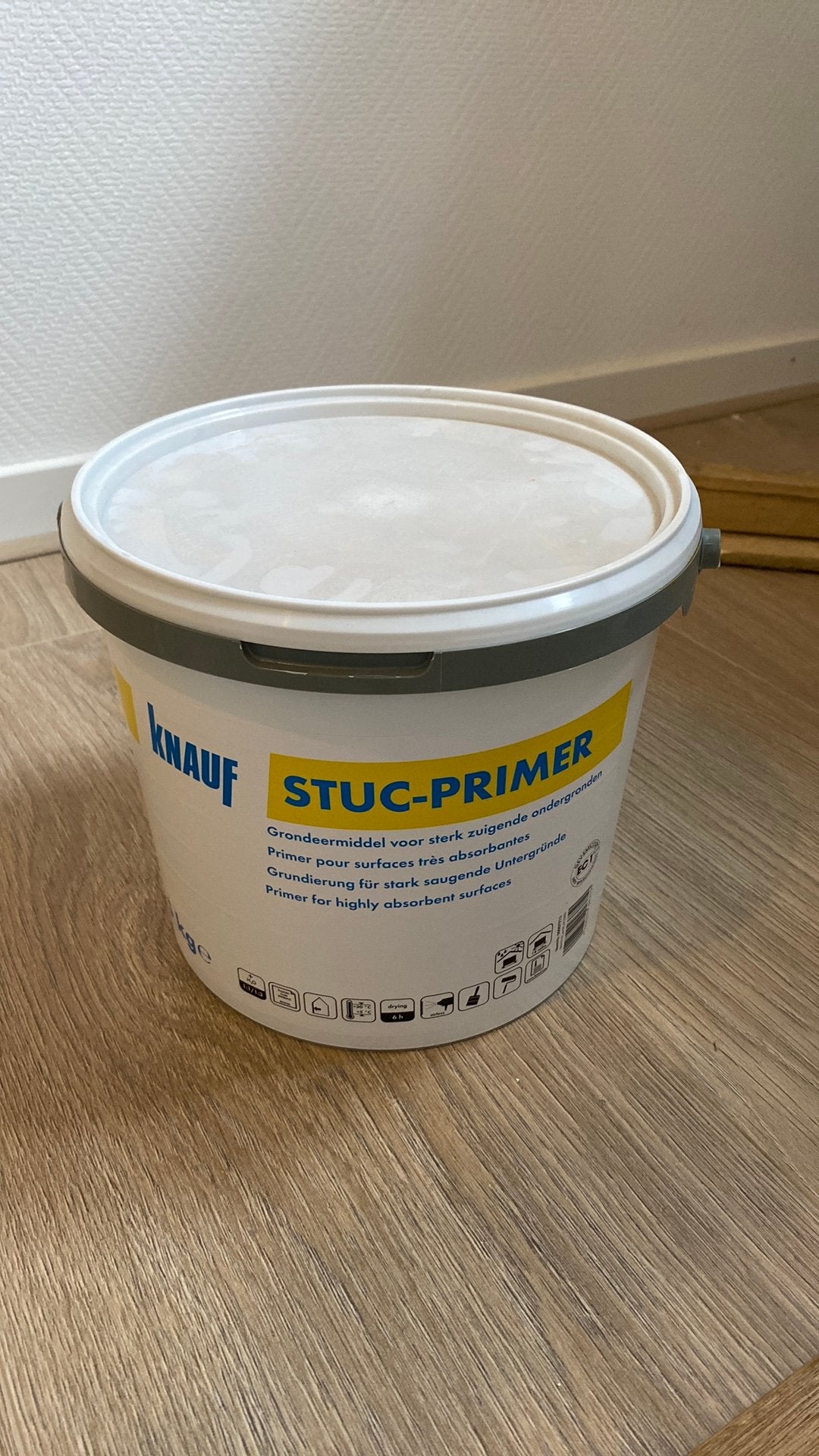 Knauf stuc primer 5L, Minder dan 5 liter, Ophalen, Nieuw, Wit