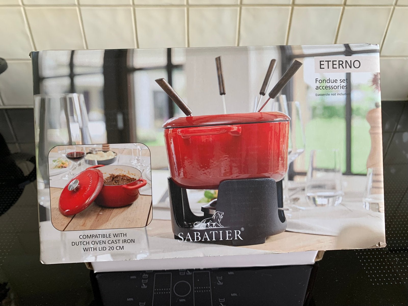 Fondue stel, braadpan nieuw., Ophalen of Verzenden, Nieuw, Gietijzer