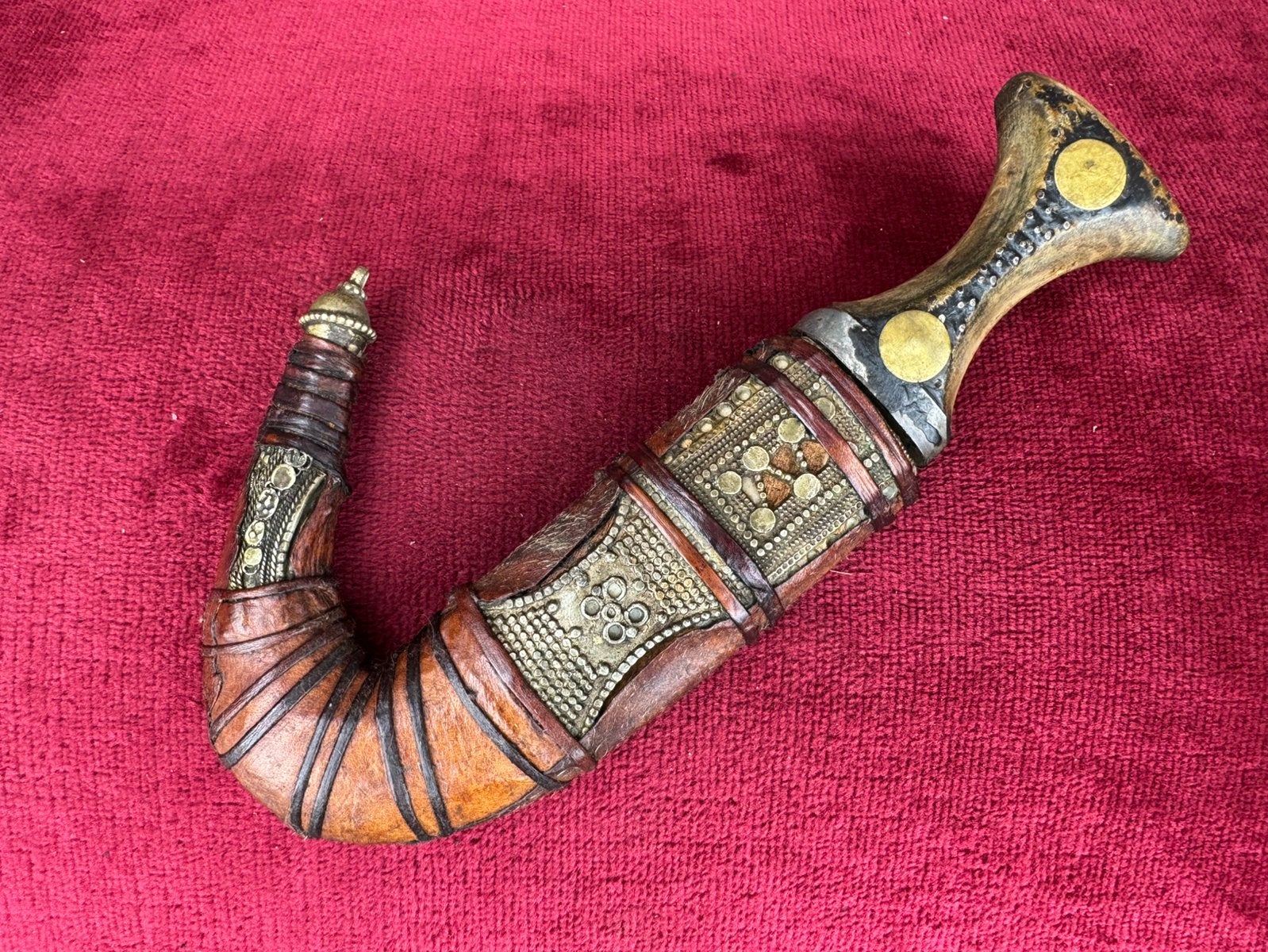 oude Jambiya, Omani kandjar dolk, mes, Verzamelen, Militaria | Algemeen, Ophalen of Verzenden, Overige soorten, Mes of Dolk