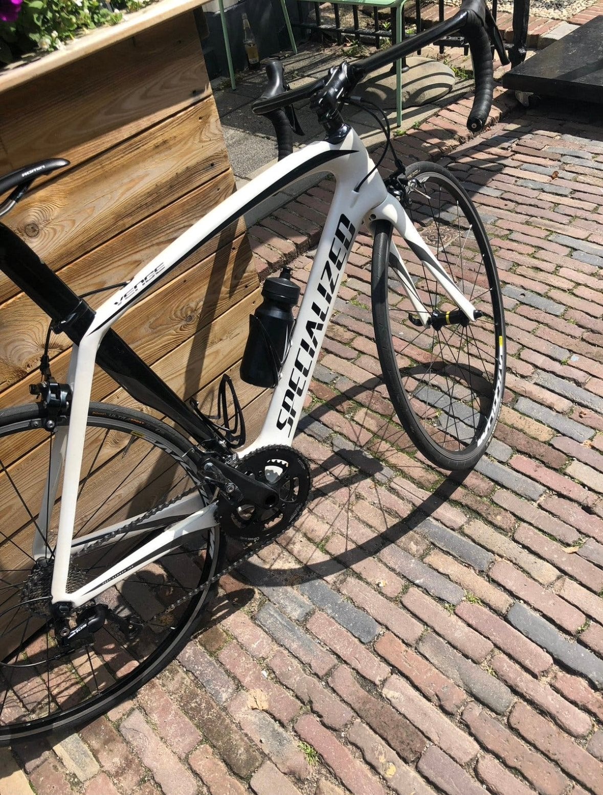 Specialized racefiets - Wit/Zwart - Zo goed als nieuw, Overige merken, 28 inch, Carbon, Velgrem