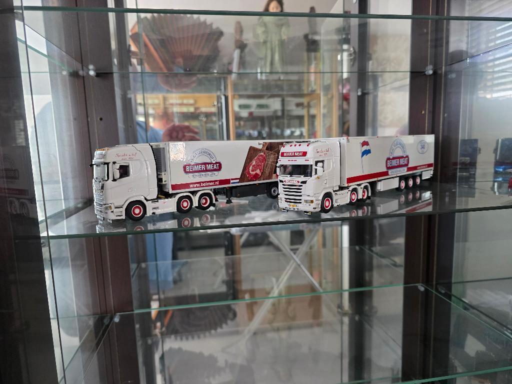 Scania wsi setje beimer meat, Hobby en Vrije tijd, Modelauto's | 1:50, Ophalen of Verzenden, Zo goed als nieuw, Bus of Vrachtwagen