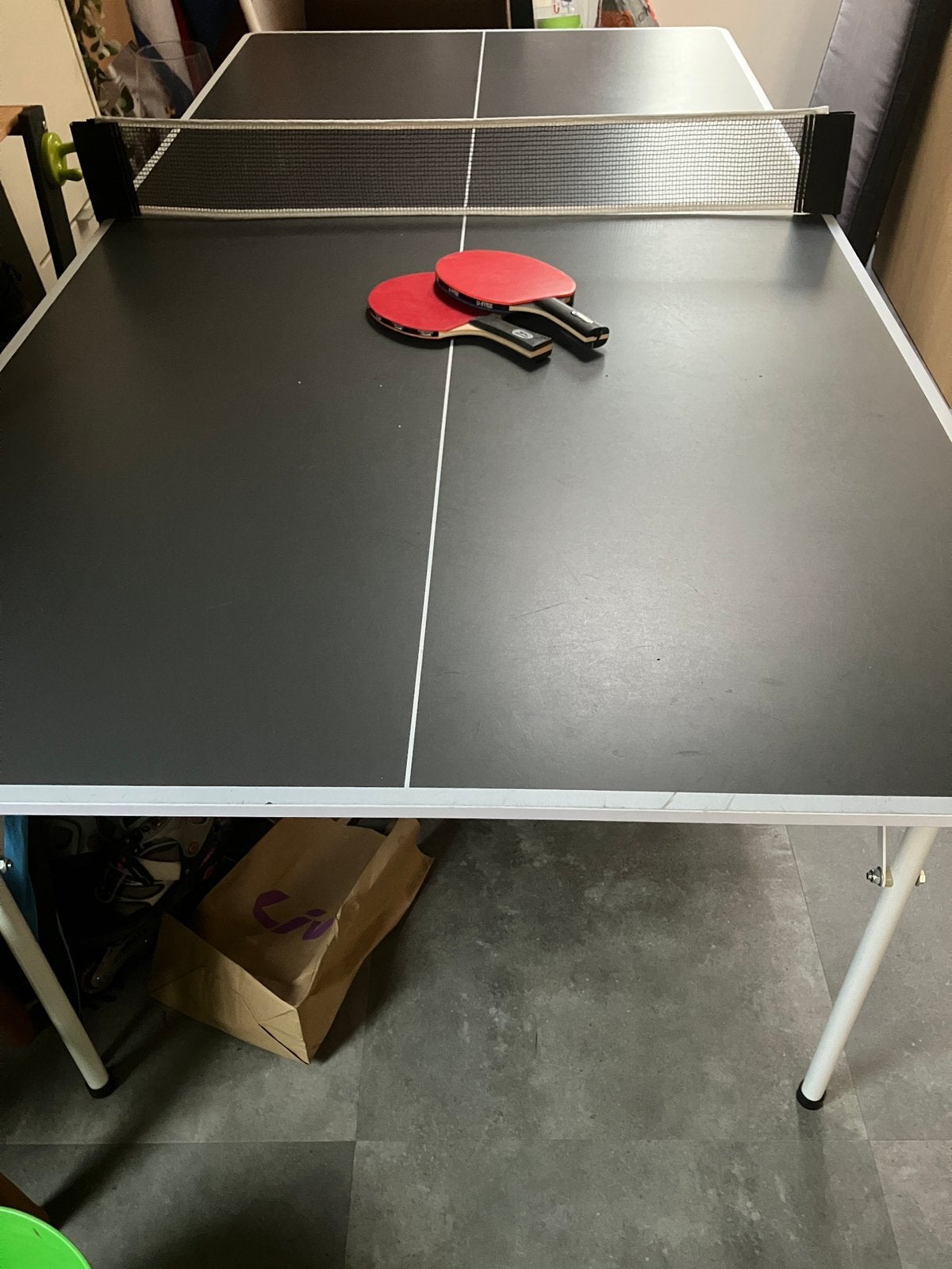 Tafeltennistafel medium tafeltennis, Ophalen of Verzenden, Zo goed als nieuw, Tafel Indoor, Verrijdbaar