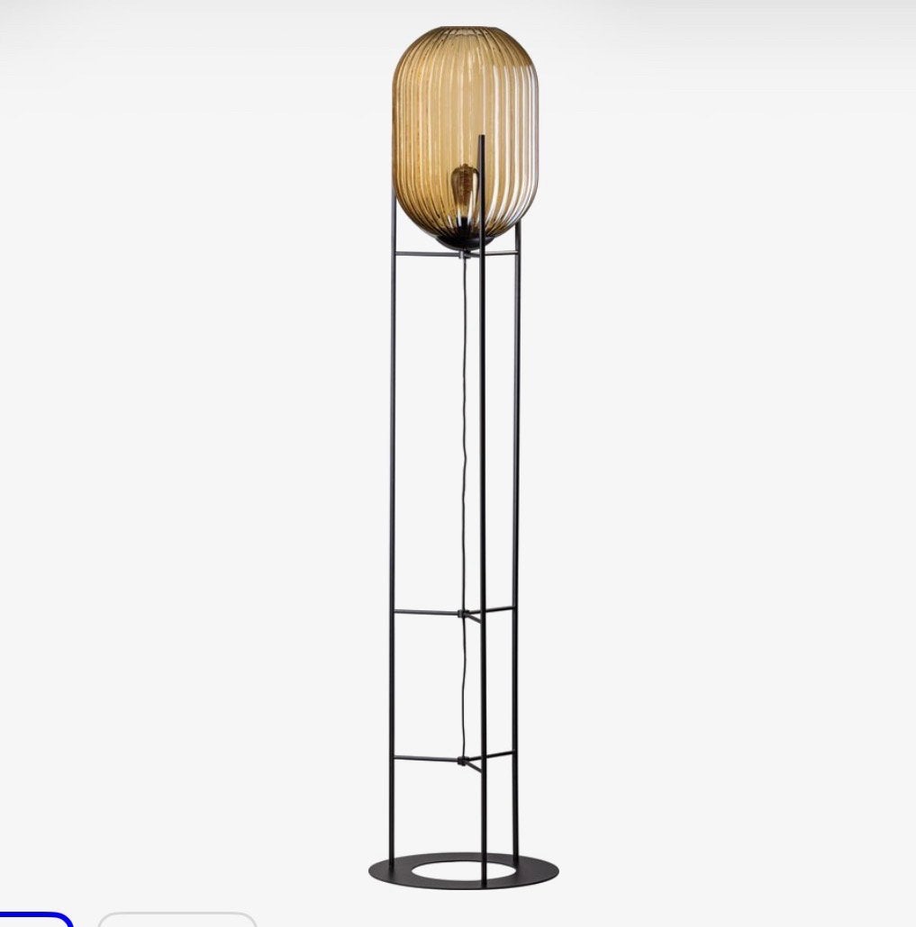 ETH Glam Vloerlamp - Alleen lamp en onderste gedeelte, Nieuw, Glas, Nvt, Minder dan 100 cm