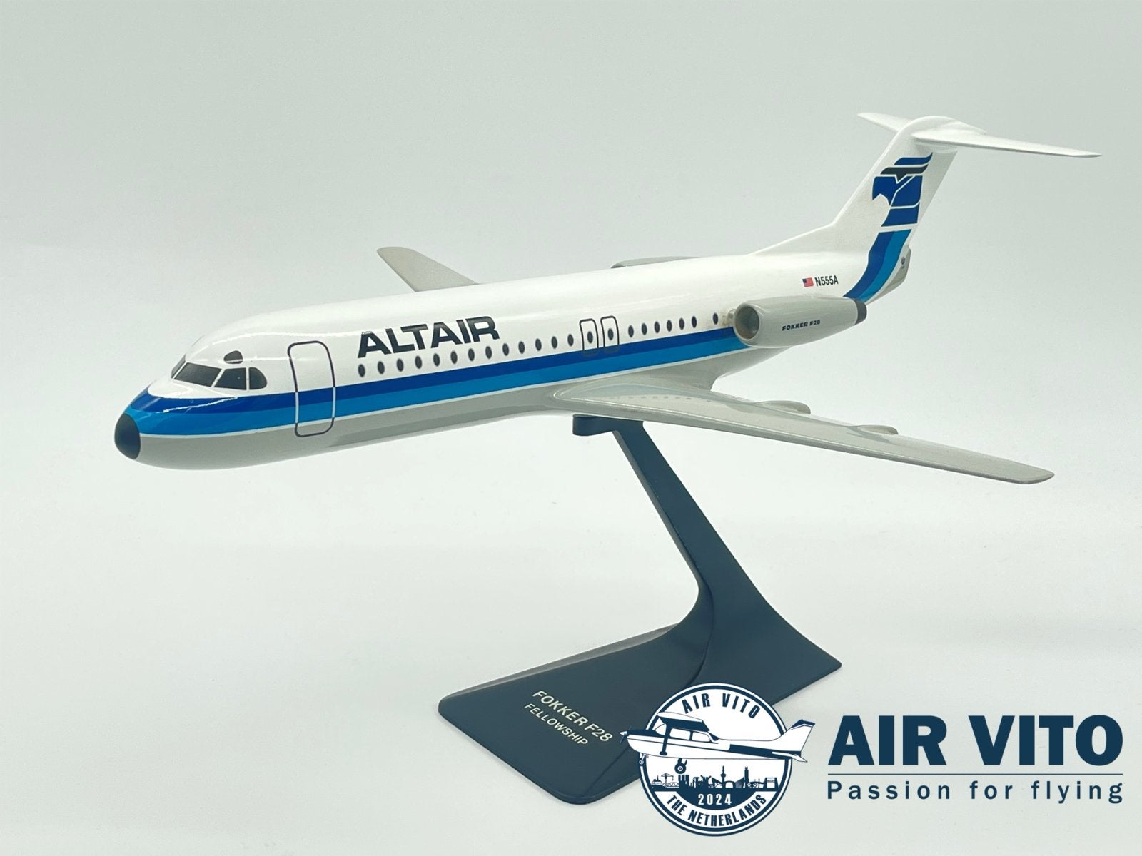 IMC Modelworks F28 (Verkuyl) metalen voet schaal 1/72, Verzamelen, 2992jb, Schaalmodel, Ophalen of Verzenden, Operations@airvito.com
