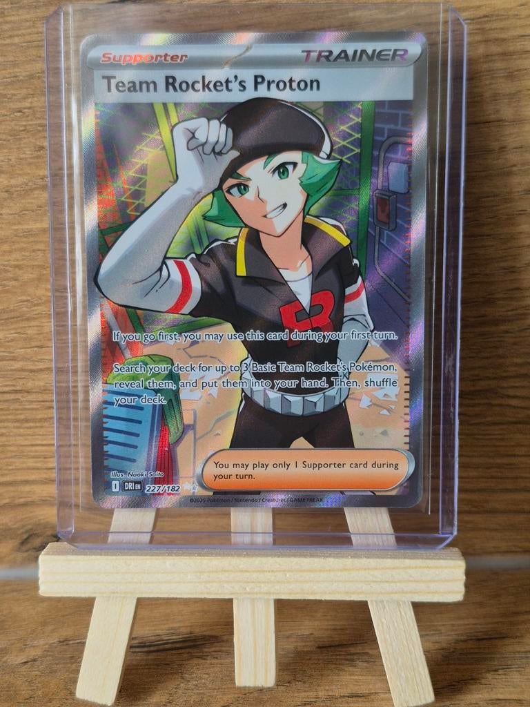 Pokémon Destined Rivals - Team Rocket's Proton 227/182 DR, Ophalen of Verzenden, Zo goed als nieuw